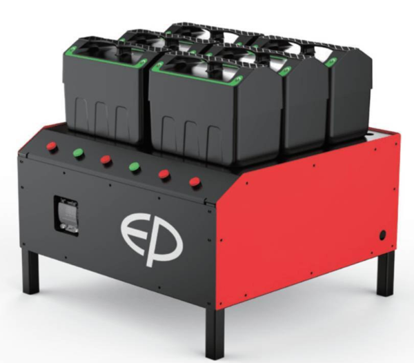 Autoelevador Eléctrico EP EFL302X4 con packs de baterías intercambiables manualmente de ION Litio. - Imagen 2