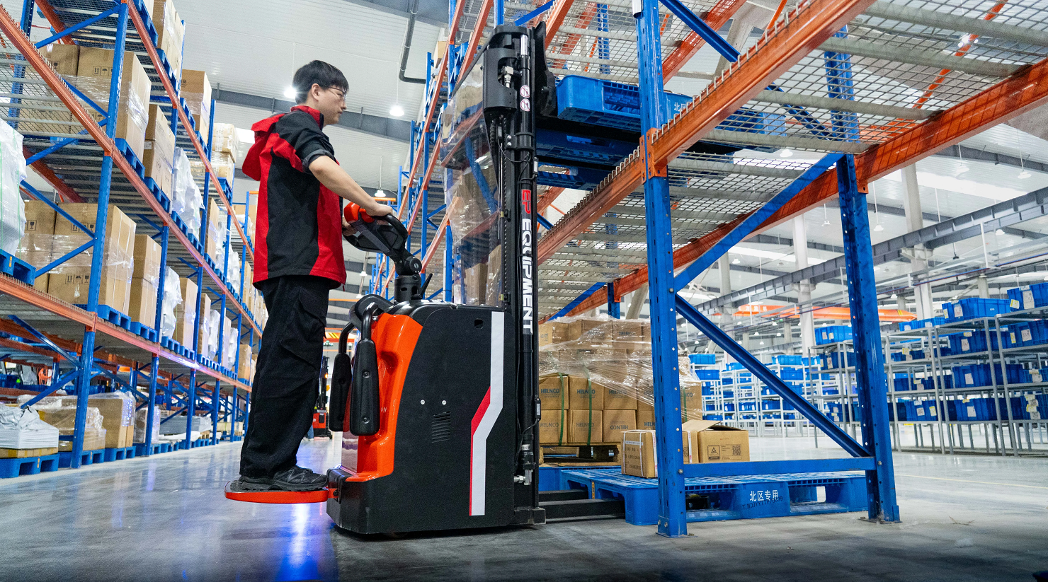 Apilador Eléctrico 1600Kg | Plataforma Rebatible | RSL161/RSL161i Pro - Imagen 2